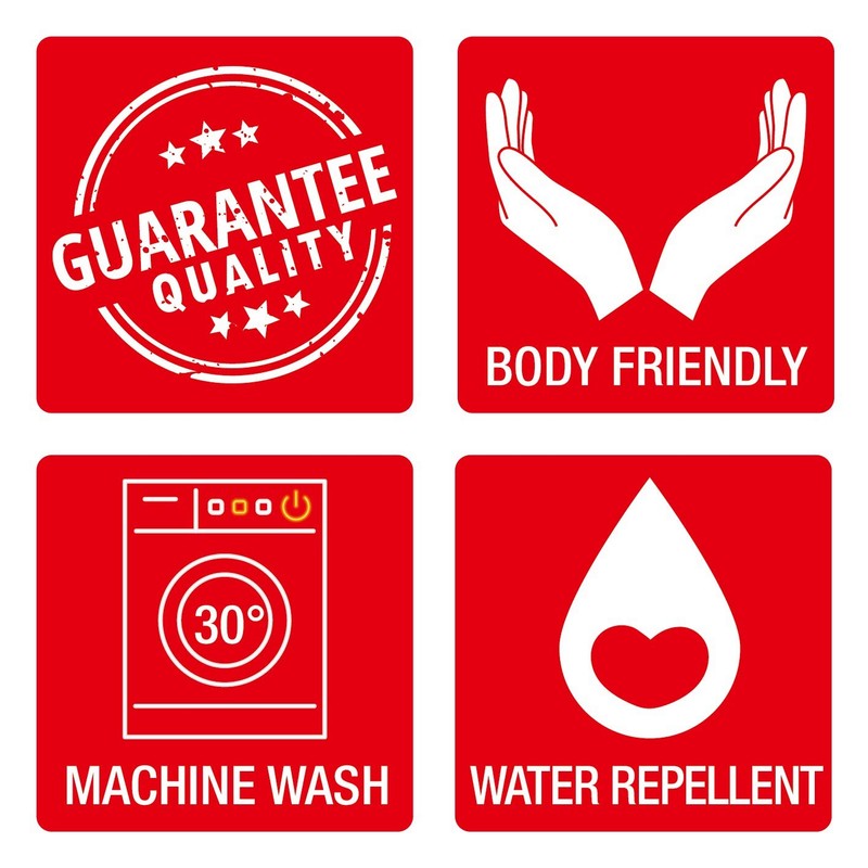 Tropik Home Quality Extra Long, Extra Wide Fabric Shower Curtain