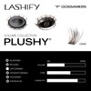 Lashify Plushy 13mm Gossamer Lashes in Truffle Color, Easy DIY