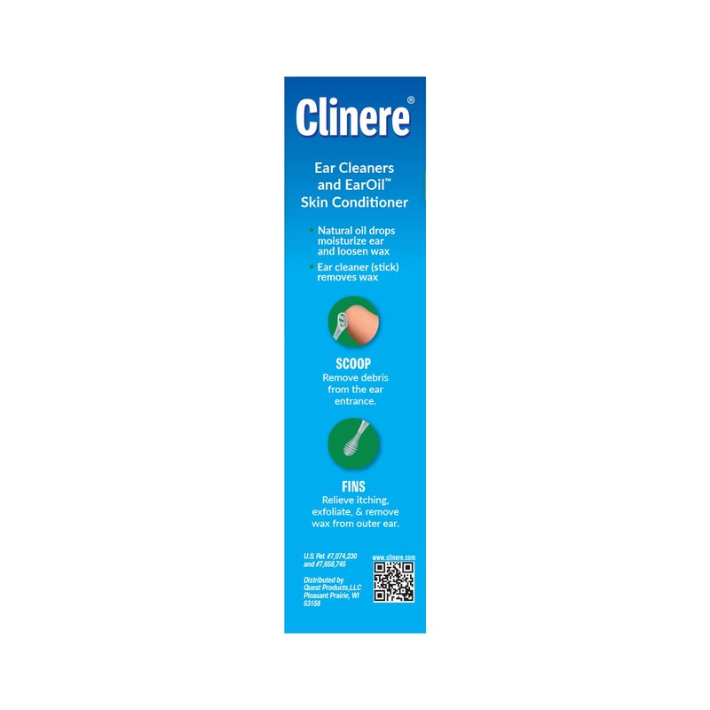 Clinere Ear Oil Conditioner & Ear Cleaners Cleaning Care Kit,