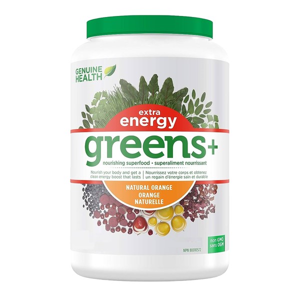 Genuine Health Greens+ Extra Energy Orange 670g