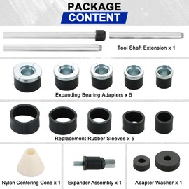DASBET Cam Bearing Tool Kit | Universal Cam Bearing Removal and Installation Set, Camshaft Bearing Tool with 1-1/8'' to 2-2/3'' Adapters, Fit for Most Vehicles