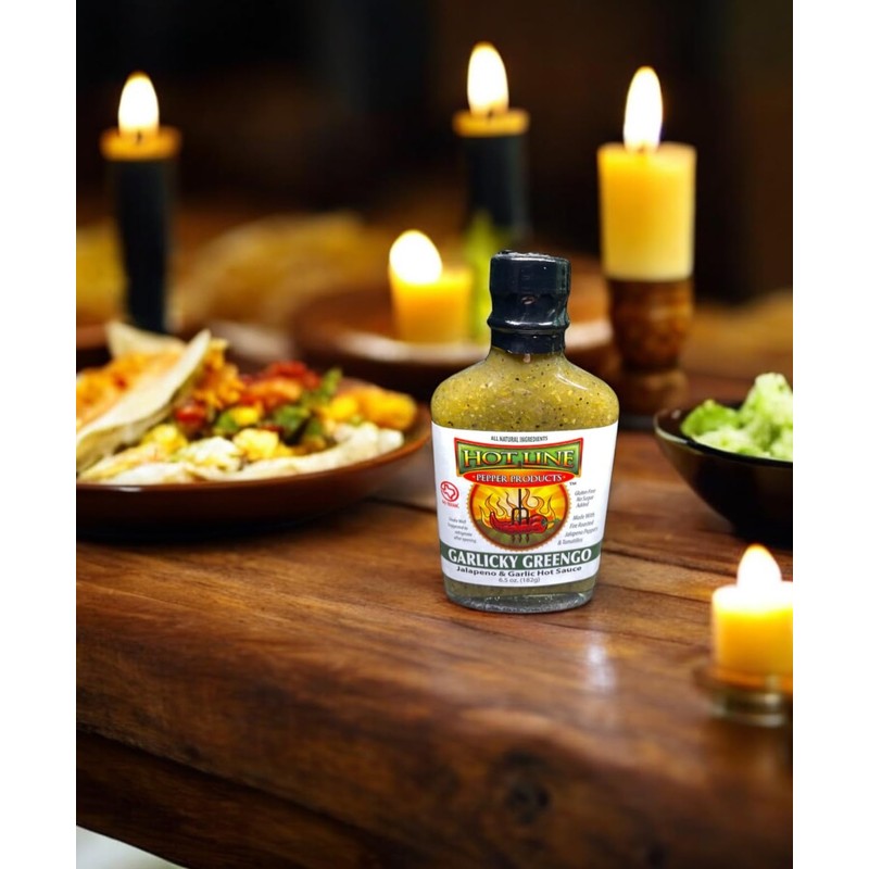 HOT LINE PEPPER PRODUCTS Sauce Garlicky Greengo, 6.5 OZ