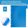 A4 Dividers, 12-Piece Folder Index, A4 Dividers, Pastel Folders, with