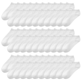 RONGUI Disposable Socks, Black, White, Gray, Men's, Women's, Disposable Ankle Socks, Ankle Socks, Large Capacity, white, Free size