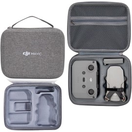 VOLOHAS Mini 4K Storage Bag, Handbag for DJI Mini 4K/Mini 2 SE/Mini 2 Portable Carry Bag, Waterproof Shockproof Protective Case for Storing Accessories 20.5x19x10 cm Grey