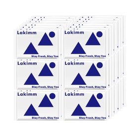 Lakimm 50 Packs Travel Size Tissue Pocket Slim Pack Facial 4 Ply Wallet Size Pocket Tissues for Travel Wedding Party Favors (Blue)