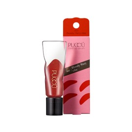 PUCCÚ Color Lip Serum, 005, Bloody Mary Vive, Pucu Lip Gloss Lipstick, Moisturizing, Serum, Popular, Made in Japan