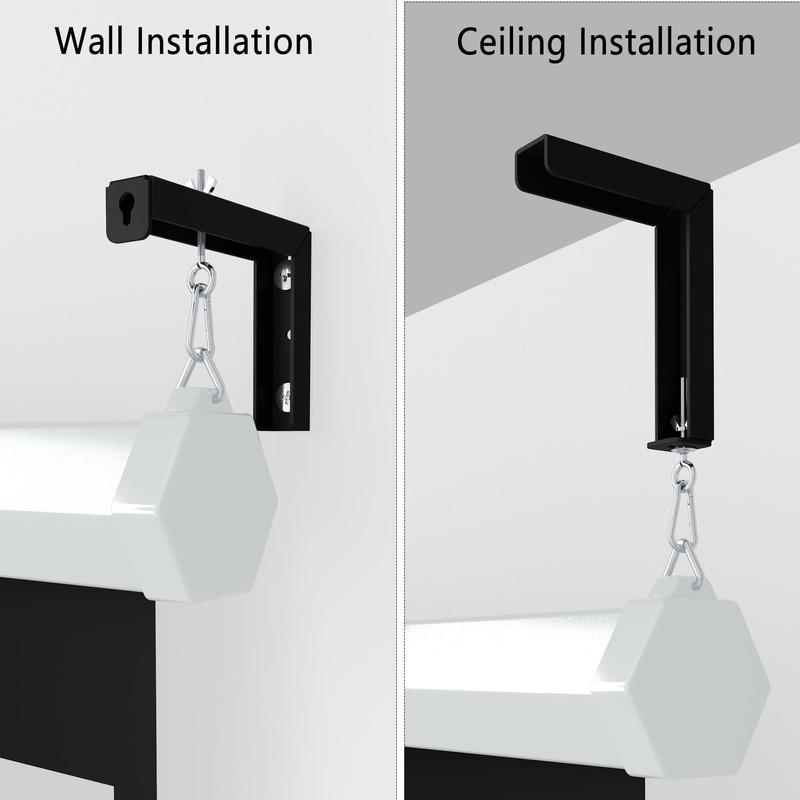 UineHiot Projector Screen Mount, Wall Mountable, Compatible with Most Projectors,