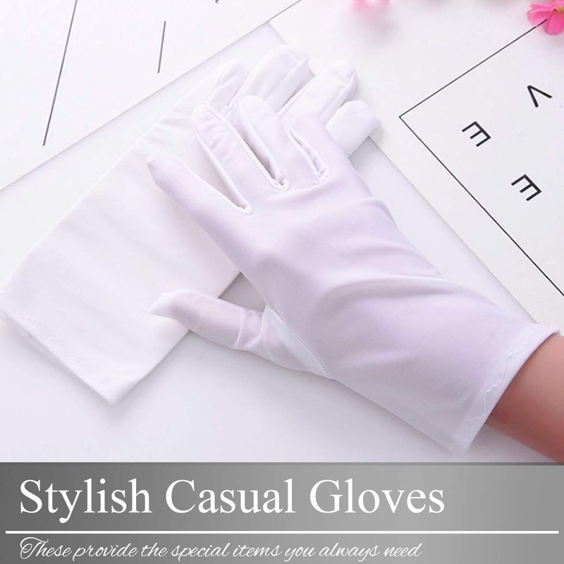 BUZZxSELECTION GB007 Satin Cloth Gloves, Protection, Hand Care, Valuables, Appraisal,