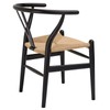 POLY & BARK Weave Chair, Black