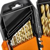 WARRIOR 29-Piece Titanium Nitride High Speed Steel Drill Bit Set