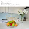 2 Tier Fruit Basket Iron Round Golden Nordic Household Snack