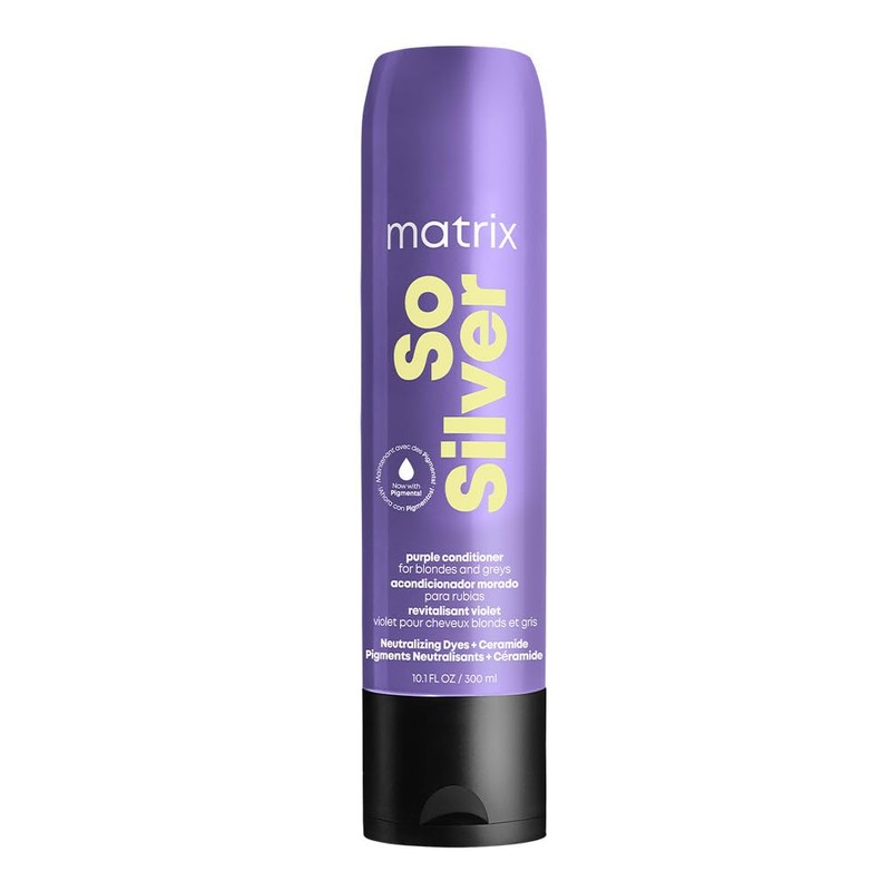 Matrix So Silver Acondicionador Acondicionador pigmentado morado proporciona brillo e