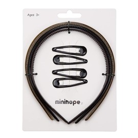 minihope headbands for women,plastic headbands 3 count,snap hair clips for women 4 count.…