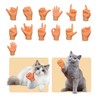 16 Pcs Mini Tiny Hands for Cats & Pranks, Stretchable