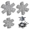 Pack of 12 Felt Pan Protectors, Stacking Protection with 3