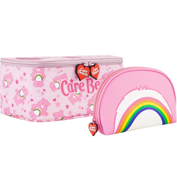 Concept One Care Bears Cosmetic Case Set, Rainbow and Cheer