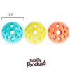 Messy Mutts Totally Pooched Huff'n Puff Ball | 3.1” TPR