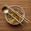 Studio Nova Gold 18/10 Stainless Steel Chopstick Spoon Set, 3-Piece,