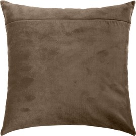 Brvsk Cacao. Upholstery Cushion Back for Sewing Pillowcases, Size 40×40 cm, with Zipper
