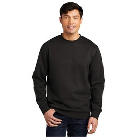 District V.I.T. Fleece Crew, Black, Large