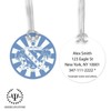 GREEKLIFE.STORE Lambda Sigma Upsilon Luggage Bag Tag (round) - Design: