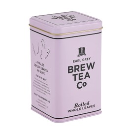 Brew Tea Co - Earl Grey Tea in Classic Purple Tin - Light & Fragrant - 150g Loose Leaf Tea