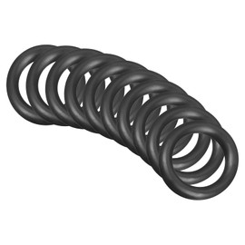 QUARKZMAN Pack of 10 Nitrile Ring Sealing Ring Tap Repair 30 mm x 20 mm x 5 mm for Tap Plumber Repair Seal Connection, Black