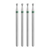 sourcing map 4pcs 100-120 Grits Diamond Grinding Bit 1.8mm Ball