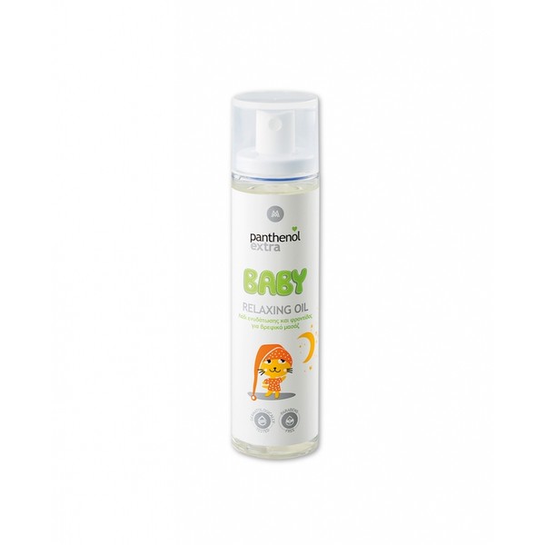 Panthenol Extra Baby Relaxing Oil Calming Massage Oil for Babies,