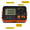 Digital Megohmmeter, Kethvoz 1000V Insulation Tester, Insulation Resistance 0.1MΩ-2GΩ with