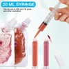 12 Pack 20ml Plastic Syringes, Individually Sealed with Measurement &
