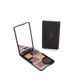 Eyeko Limitless Eyeshadow Palette 3 - High Pigment - 6 Shades - Blendable Warm Browns and Champagne Shimmers - Lightweight - Vegan