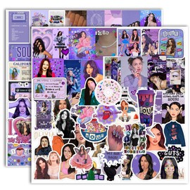 100 Pack Olivia Stickers, Cute Aesthetic Trendy Music Sticker, Waterproof Vinyl Decal, Stickers for Phone Skateboard Scrapbook Luggage for Adults Teens Kids Girls