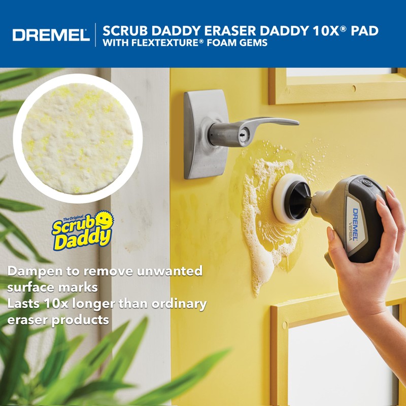 Dremel Versa 5-Pack Scrub Daddy Cleaning Sponge Pads, Variety Pack
