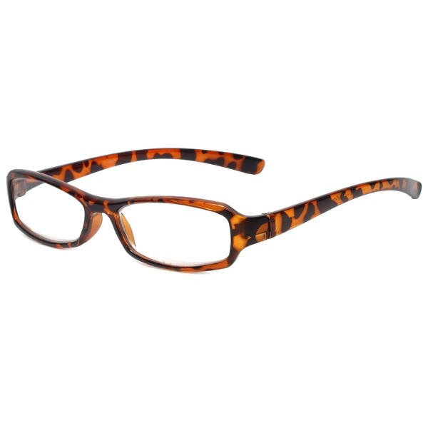 Calabria 8034 Oval Designer Reading Glasses +2.25 Tortoise Women Spring