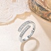 ACJFA 925 Sterling Silver Open Thumb Ring Inspirational Jewelry Rings