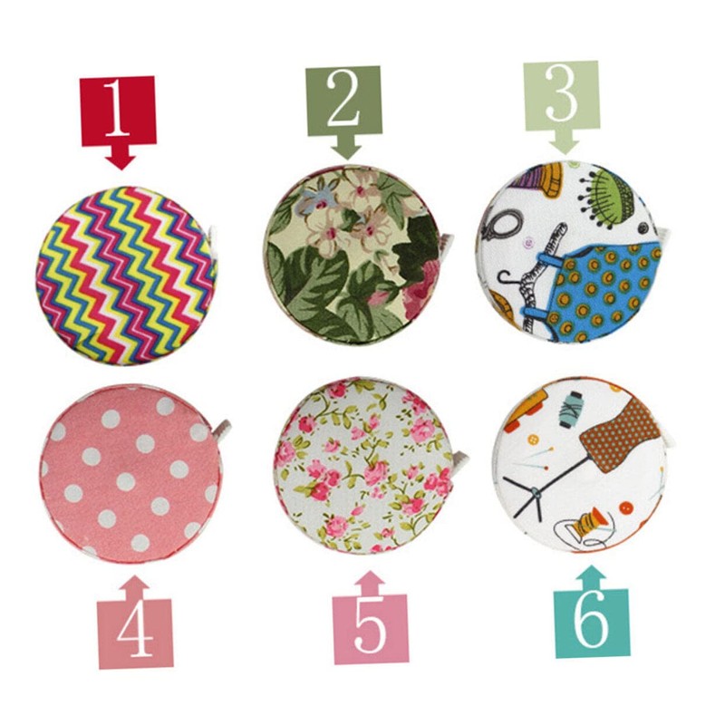 Ciieeo 1.5m Retractable Fabric Wrap Tape Measure Portable Sewing Tool