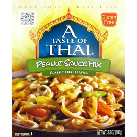 A Taste of Thai PEANUT SAUCE MIX Gluten Free 3.5oz (10 pack)