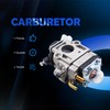 OXCANO 63022 Carburetor with Primer Bulbs Spark Plug Gasket Fuel