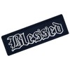 Blessed Patch Morale Biker Tactical Badge Embroidered Applique Fastener Hook