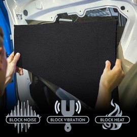 Dynamat DynaCore ½” Thick Lightweight Black Thermo-Acoustic Insulating Fiber for Cars, Trucks, Boats, RVs & More – Dissipates Sound & Absorbs Heat – 32" x 54" Sheet, 12 sq ft of Coverage
