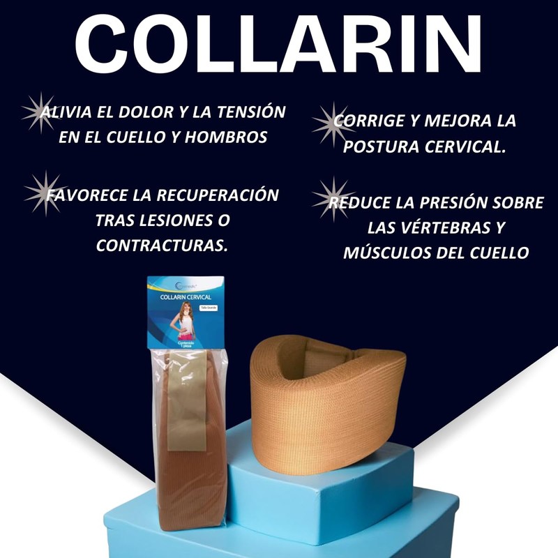 Orthomedic Collarín Cervical Talla Grande | Soporte y Alivio del