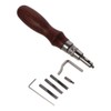 7pcs Adjustable Leather Stitching Groover Leather Edge Bevelers Working Tools