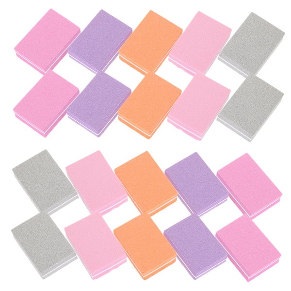 Ipetboom Sponge Nail Files Set 100pcs Manicure Buffing Blocks Women's