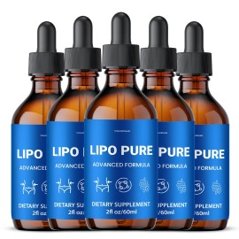 Lipo Pure Drops, All Natural Max Strength Formula, LipoPure Drops (5 pack)