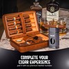 CUBARO Cigar Lighter with V Cutter – Triple Jet Torch
