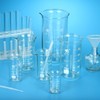 PATIKIL 50ml Tall Foam Glass Beaker, 2pcs 3.3 Borosilicate Glass,