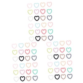 Healvian 3pcs Gradient Heart Nail Art Charms Manicure for Elegant Nail Decorations Easy Application for Cell Phone Decoration