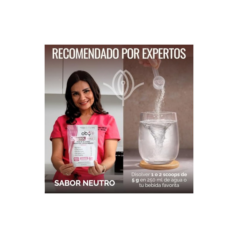 Inositol Max Liposomal Myo Chiro Ácido Alfa Lipoico Vitex Prebioticos